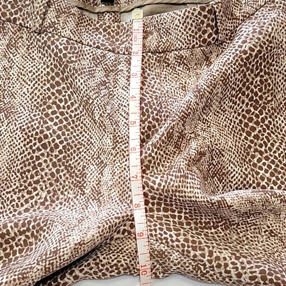 Banana Republic Leopard Print Trousers Womens Pants. Size 2 - Picture 11 of 14